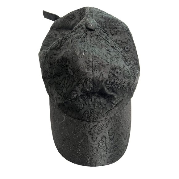 Acne Studios Paisley Jacquard Baseball Cap in Schwarz - Picture 1 of 4